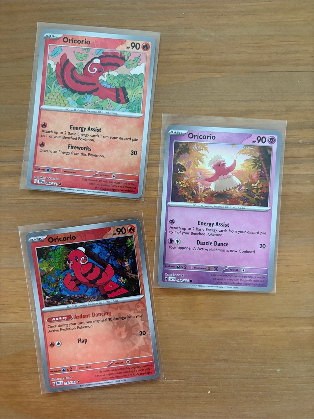 Oricorio Multi Form Reverse Holo Pokémon Card Lot TCG ✨5/$25✨